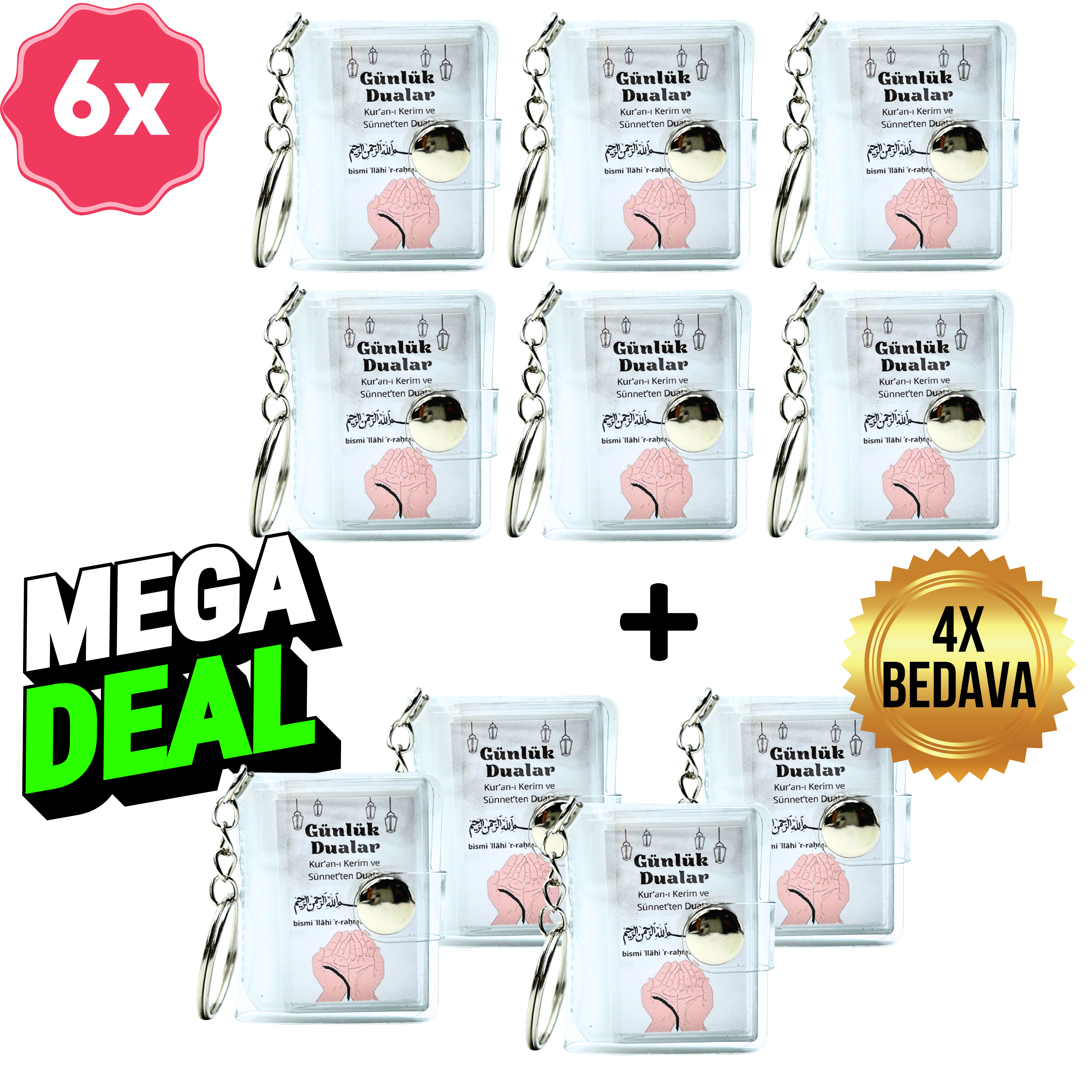 Dua İslam Mini Fotoğraf Albümü Anahtarlık