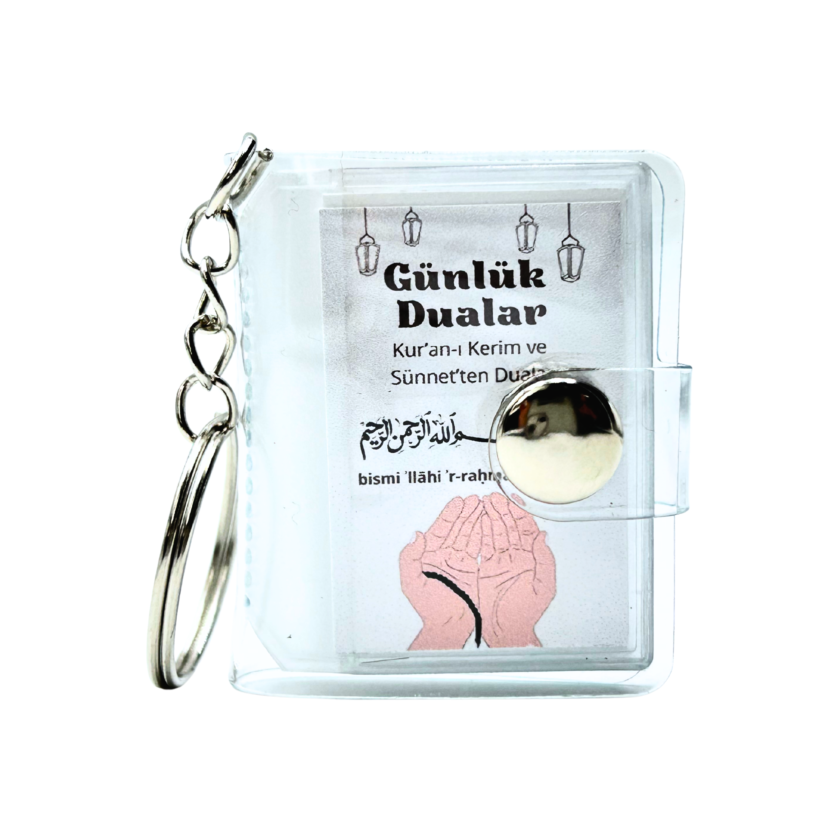 Dua İslam Mini Fotoğraf Albümü Anahtarlık