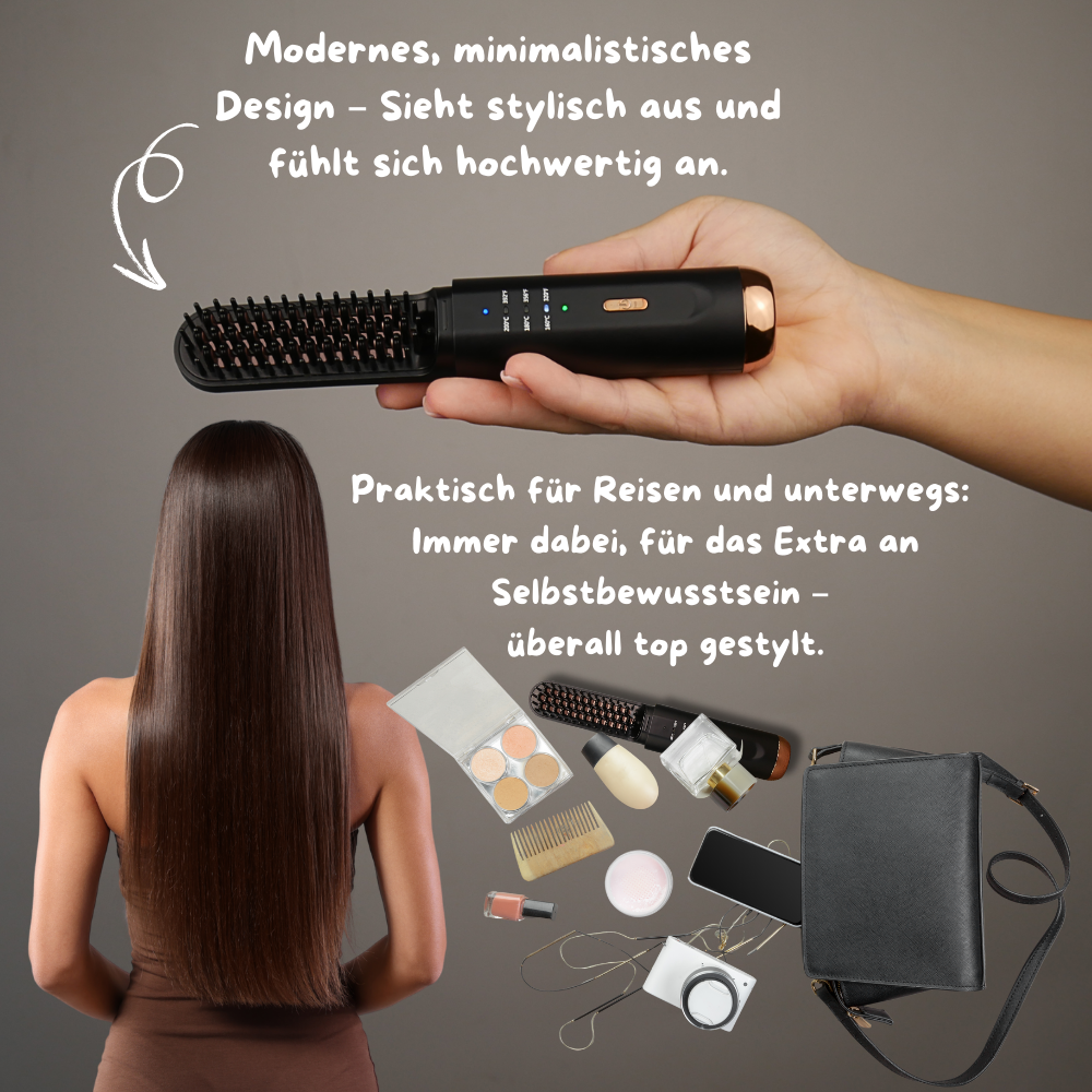 Heat Pro 1.0 - Kabelloser Haar- und Bartglätter