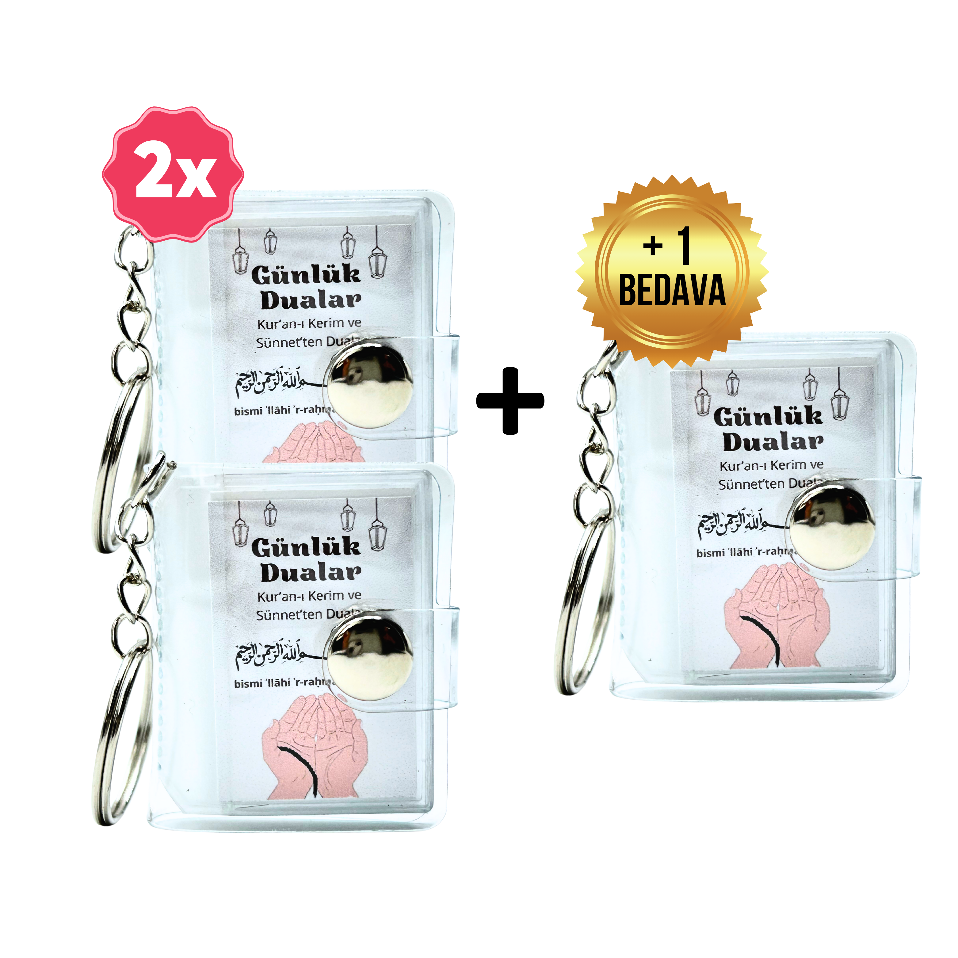 Dua İslam Mini Fotoğraf Albümü Anahtarlık