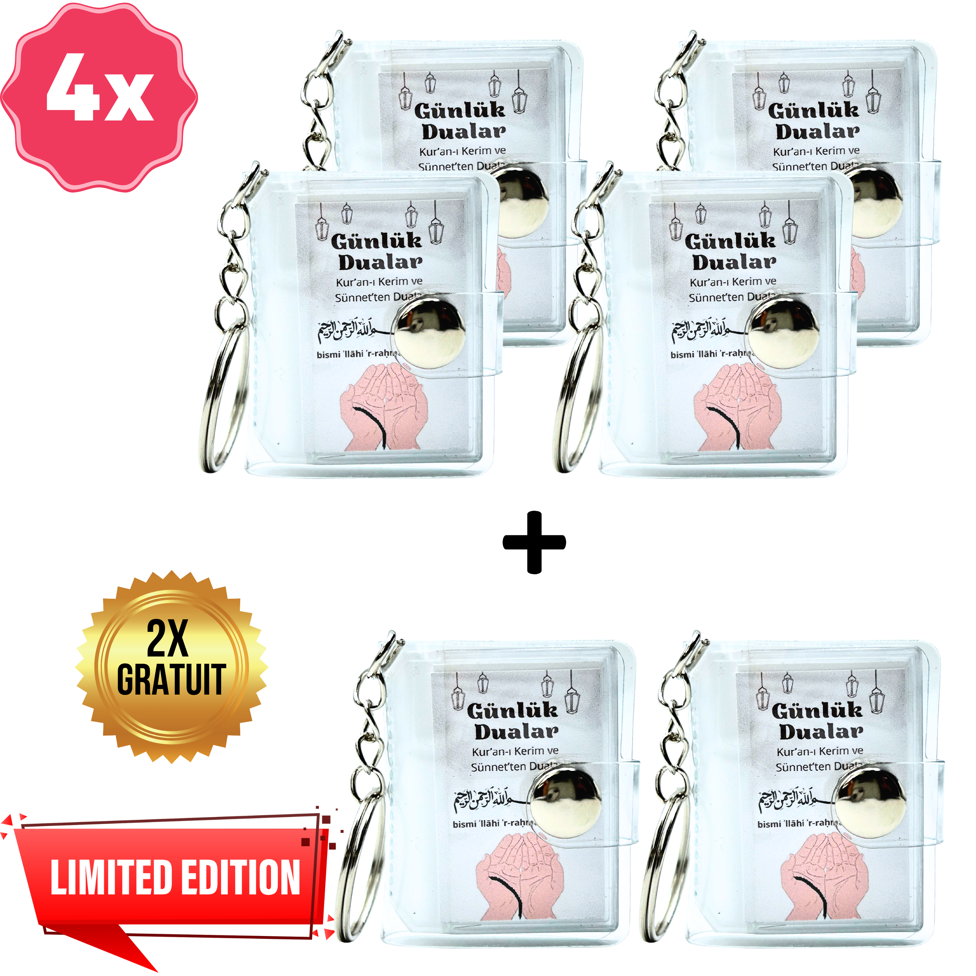 Dua İslam Mini Fotoğraf Albümü Anahtarlık