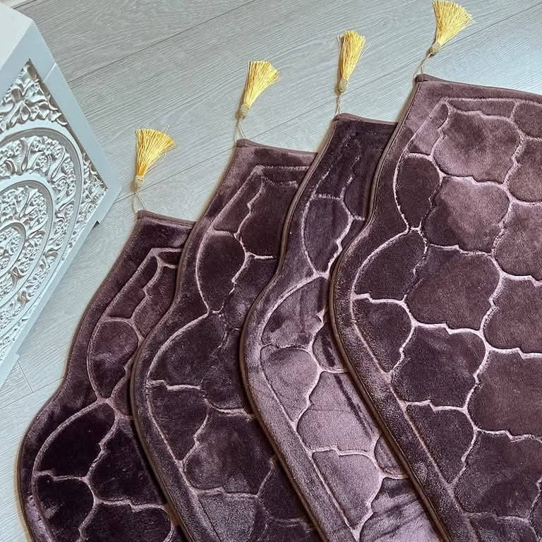 TESBIH + Gebetsteppich SET - Dick - Seccade mit Tesbih SET